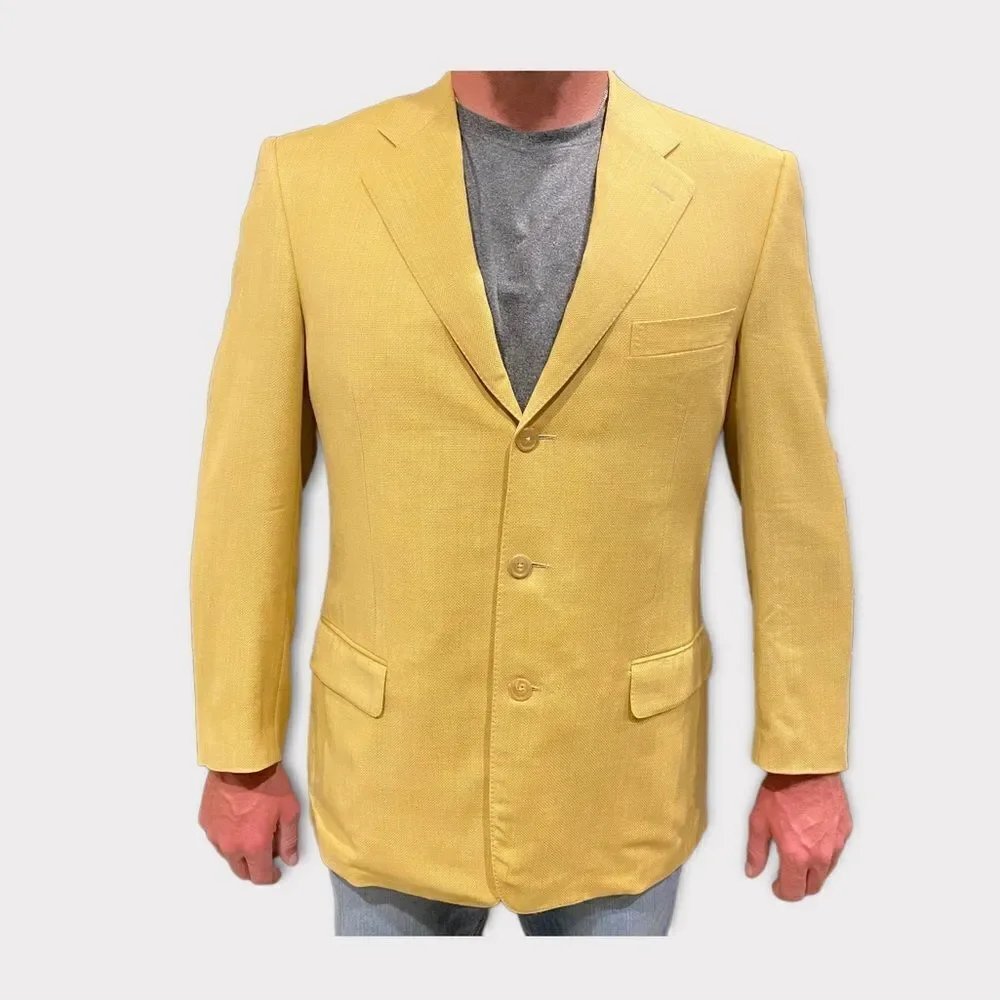 Vintage Wool Ermenegildo Zegna High Performance Mens Sport Suit Jacket